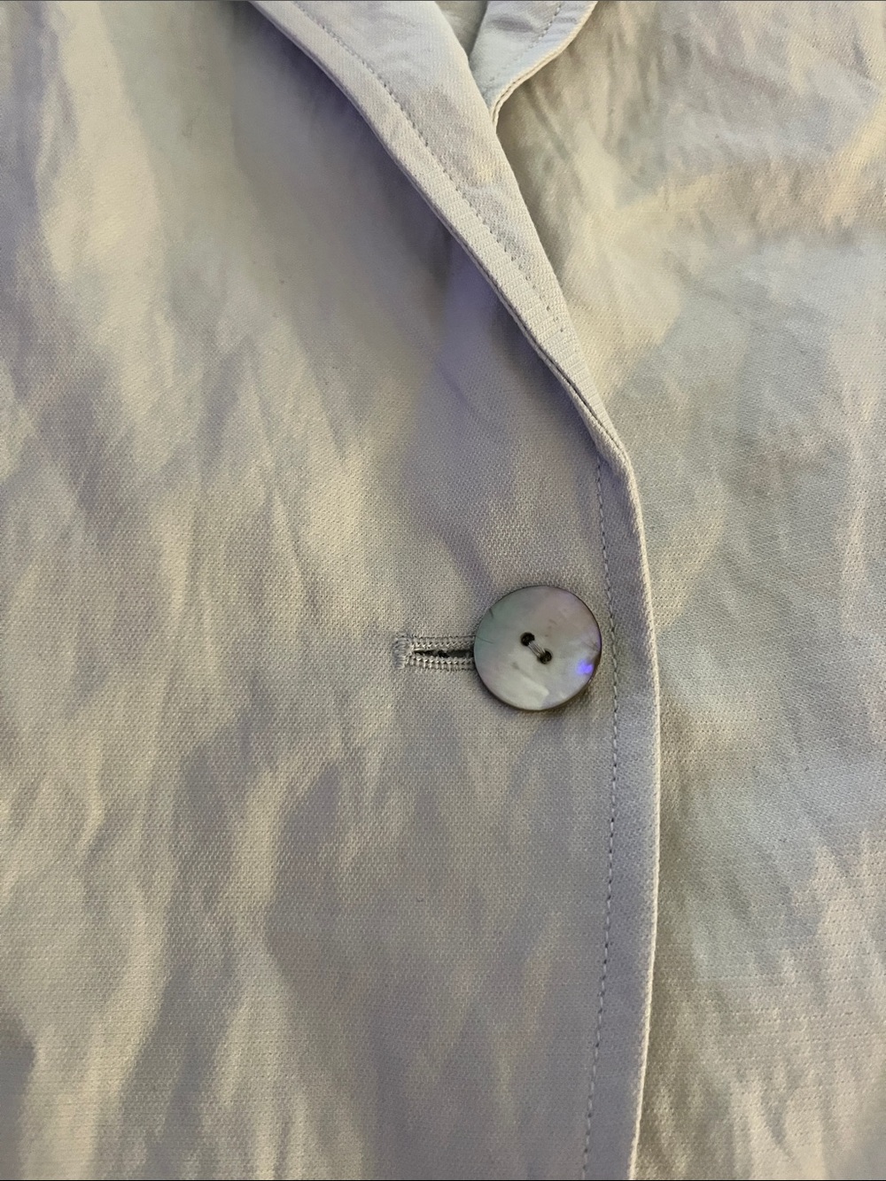 J JILL NWT TRENDY MARBLE/ SILVERMIST ONE BUTTON NOTCHED COLLAR BLAZER SIZE L - Picture 4 of 6